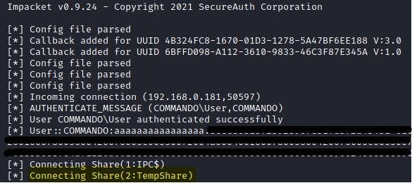Impacket Connection