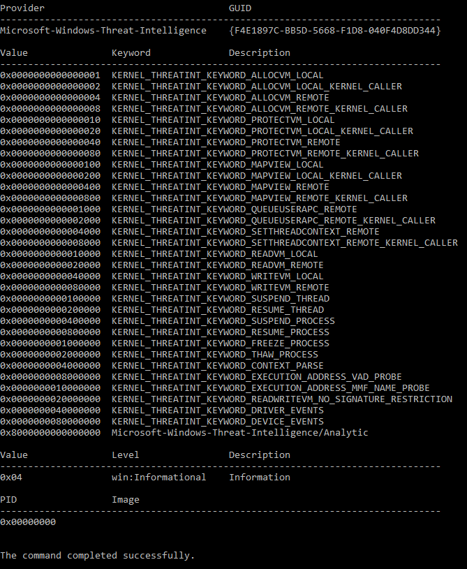 Logman Output